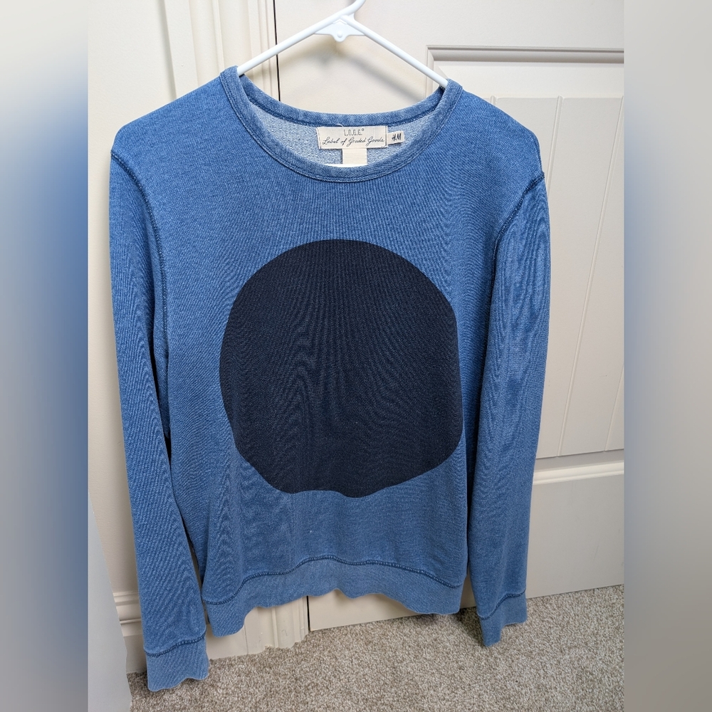 Unisex Blue Circle Sweatshirt